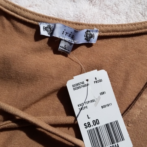 NWT sweater material tshirt - Picture 2 of 2